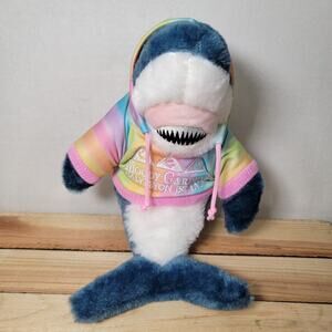 Moody Gardens Galveston Island Texas Plush Shark in Hoodie